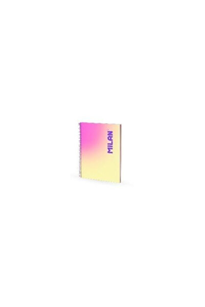 Milan Caiet A4 90 file spirala multicolor