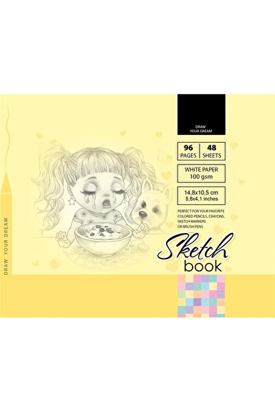 Fresh Caiet de schite, Fresh, 148x105, Multicolor, 100g