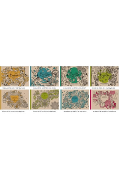 Fresh Bloc desen 240x165mm 36 file multicolor