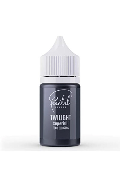Fractal Colorant alimentar lichid pe bază de ulei, Negru Twilight, 30ml