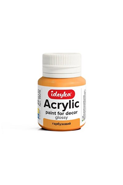 ideyka Vopsea acrilica Dynia pentru decor, lucioasa, uscare rapida, portocali...