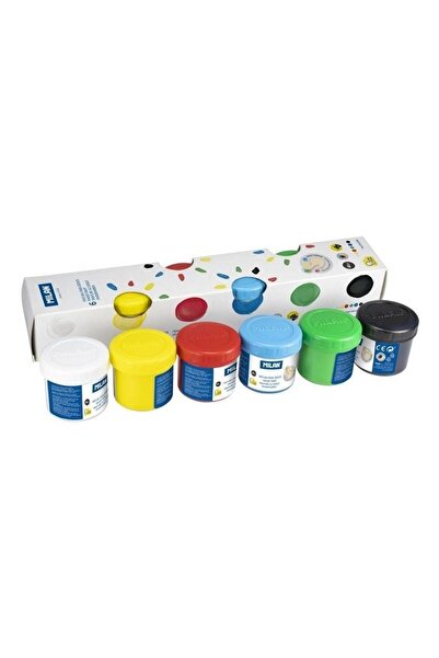 Milan Set de vopsele pentru pictat cu degetele, Milan, 6 culori, Multicolor, ...