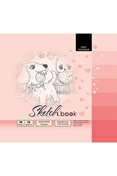 Fresh Caiet de schite, Fresh, 200x200, Multicolor, 100g