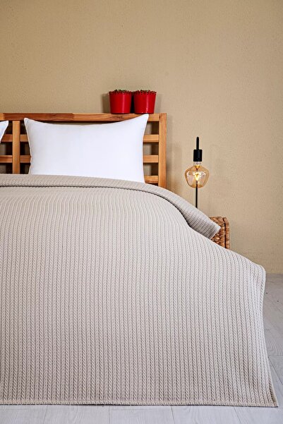 LaLiva Knitted Pique Double Size Pique, Picca- Beige- Size: 200*240