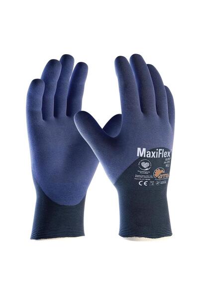 ATG Maxiflex ®   Elite ™   34-275 Thinnest Work Gloves Weighing Only 14 Grams