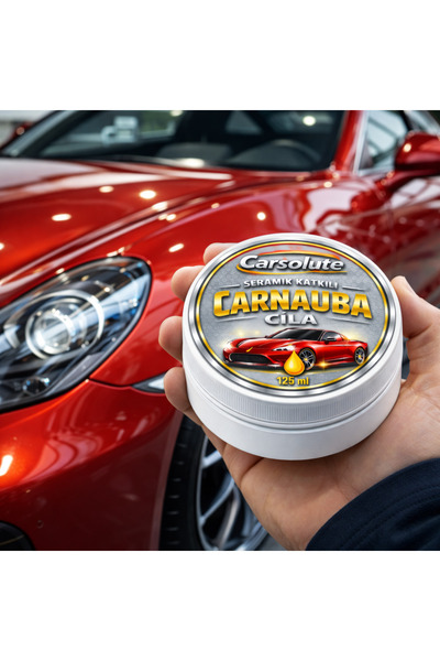 natural the solution Carsolute ( The Solution ) Seramik Katkılı Nano, Hidrofobik Carnauba Cila - 125 gr