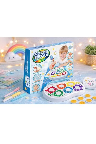 TOYZ PLAY SİHİRLİ BOYA FIRÇASI - SİHİRLİ BOYAMA LEKESİZ IŞIKLI BOYAMA FIRÇASI...