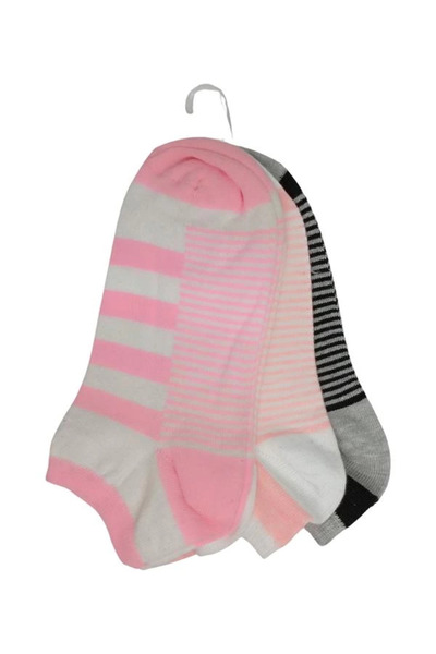 ALFA AKSESUAR 03 Women's Booties Socks 3-Piece Hoop Pattern