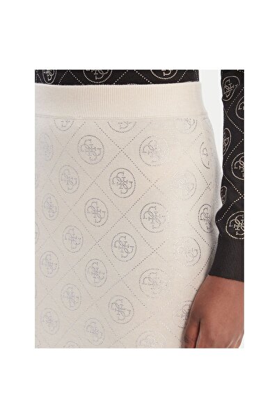 Guess Fustă mini de damă W6RD0OZ3JD2 Bej