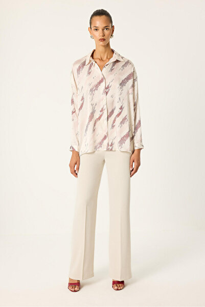 Touché Privé PATTERNED SATIN SHIRT