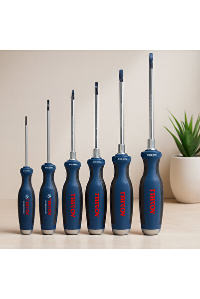 ErturkStore 6 Parça Profesyonel Tornavida Seti (PH2 / PH1 / 3.5 / 4.5 / 5.5 / 6.5)