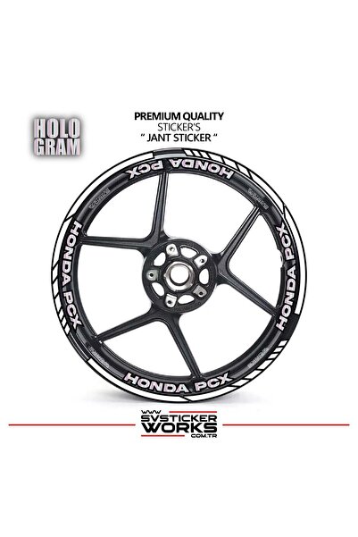 ARONA Honda pcx wheel rim strip and inner rim 16 letter sticker decal model p...