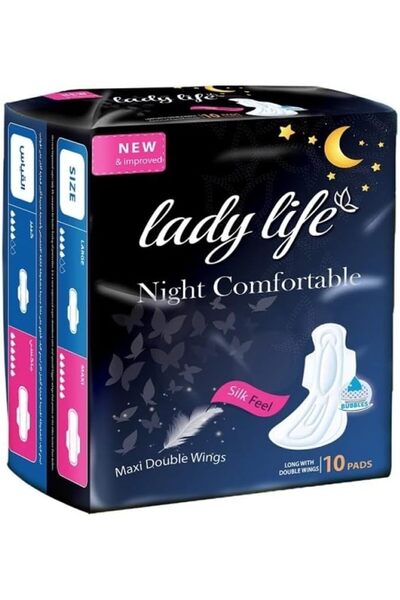 Ladylife Lady Life Maxi with Double Wings 10's