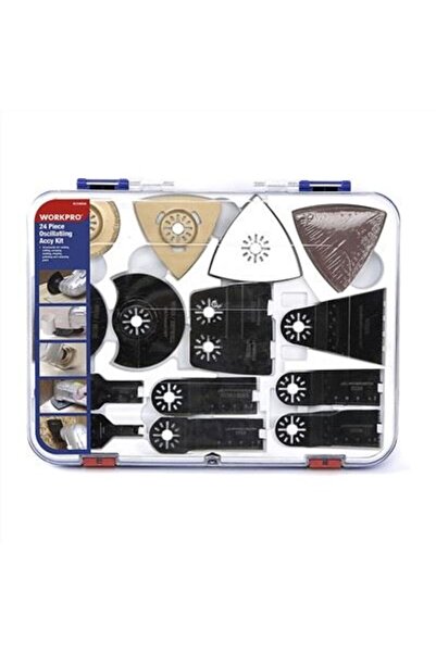 Workpro 23-Piece Oscillating Multi Tool Blades Set – Universal Quick Release ...