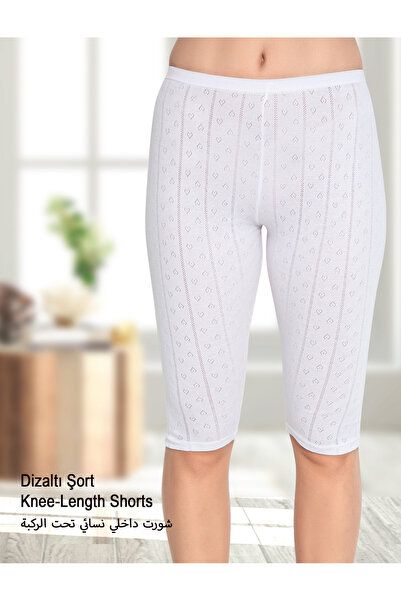 Altınay 90% Cotton Women's Knee Length Underwear Shorts under Dress Shorts Lo...