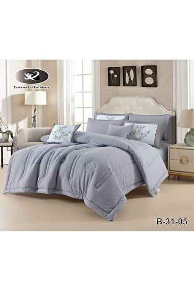 BIET ALMAFROSHAT 8-Piece Quilt Set with a Luxurious Duvet Cover