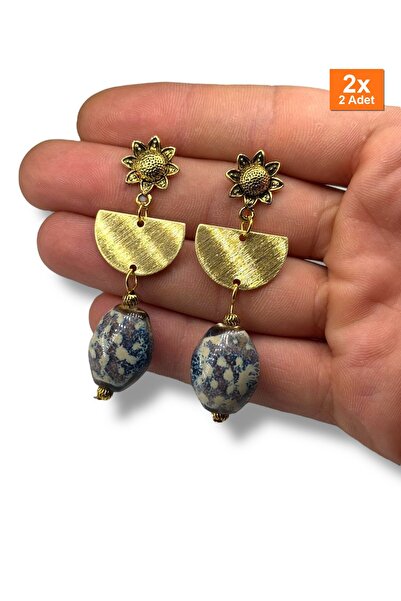 Bozhi أقراط مصنوعة يدويًا بتصميم خاص كهدية