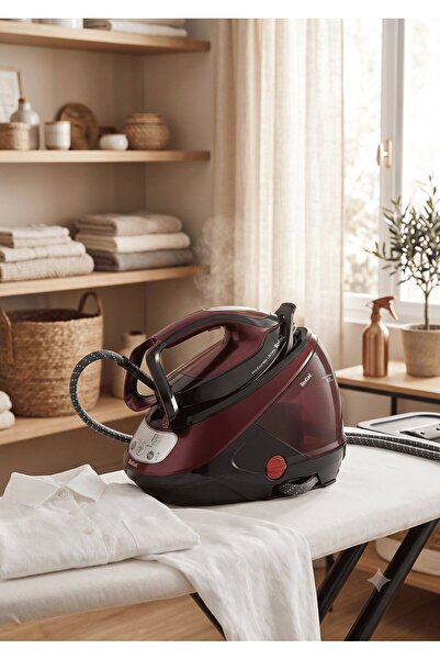 TEFAL Bordo-Siyah Kazanlı Ütü Uzun Ömürlü | 2600 W, 7,5 Bar, 560 g Şok Buhar,...