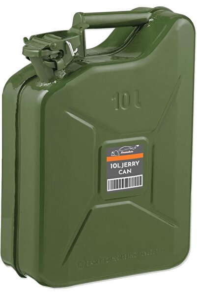 Generic 10L Metal Gas Can â€“ Heavy-Duty Fuel Storage Solution (Without spout...