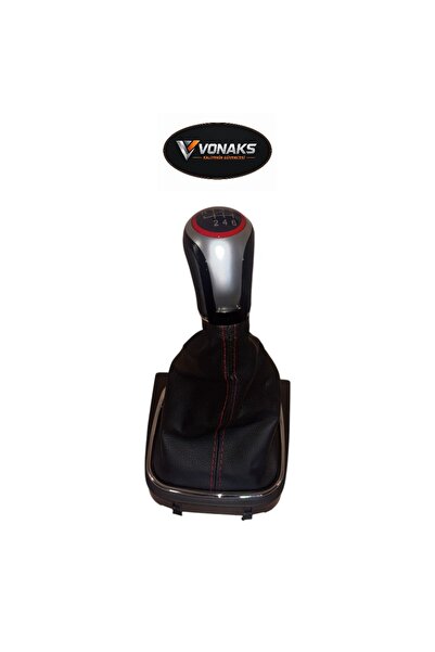 Vonaks VW Golf 5 MK5 Golf 6 MK6 Jetta 05-14 6 İleri GTI Deri Körüklü Vites To...