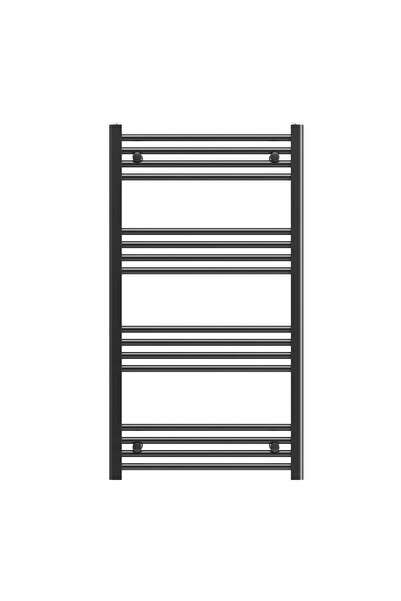 Granitan Radiator Baie Breno, Apa, 60x120 cm, 555 W, Negru