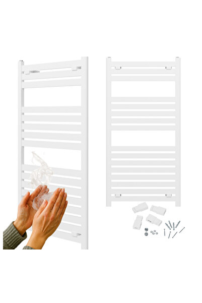 Granitan Radiator Baie ENZO, 1200x600 mm, 560 W, 16 Elemente, Alb, Uscator Pr...