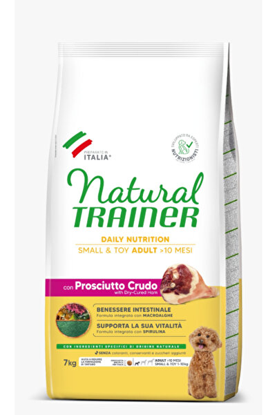 Natural Trainer Hrana uscata pentru caini mini adult Trainer, Prosciutto Crud...