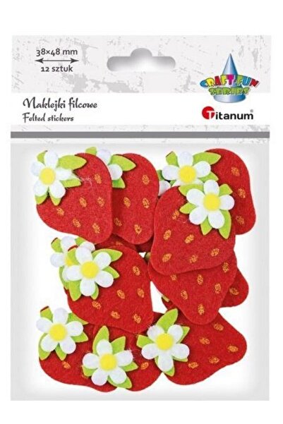 Titanum Set stickere decorative 3D, Titanum, Fetru, 38x48mm, 12 buc