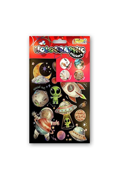 Penmate Stickere decorative multicolor 14.5x23.5cm holografice Kosmos