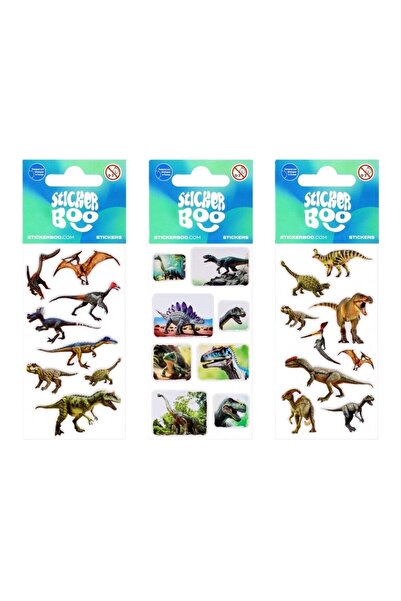 Sticker BOO Set stickere decorative dinozauri multicolor