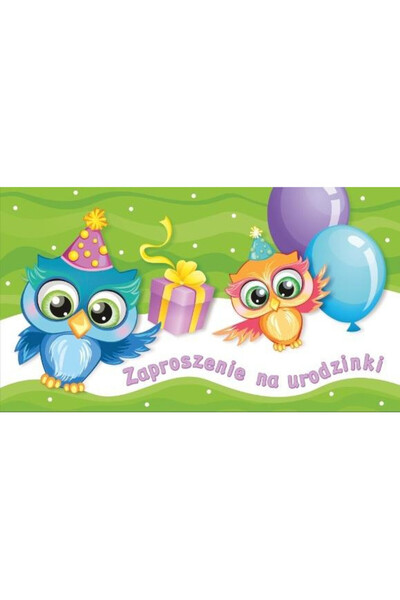 OEM Invitatii de zi de nastere pentru copii Astro Atelier 10 buc. cu sclipici