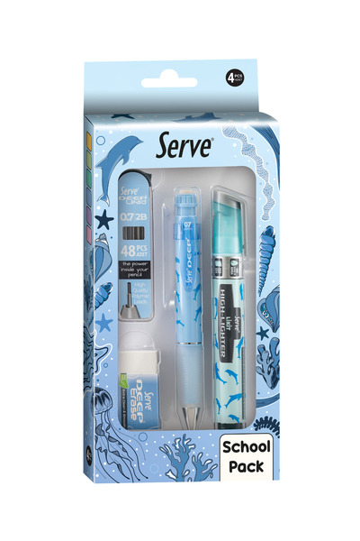 Serve Deep Dörtlü Set Doğa Serisi 07mm