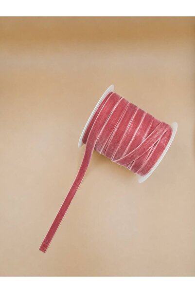 hobimixhobimix Light Rose Dried Velvet Ribbon- 1 Cm- 8 Meters