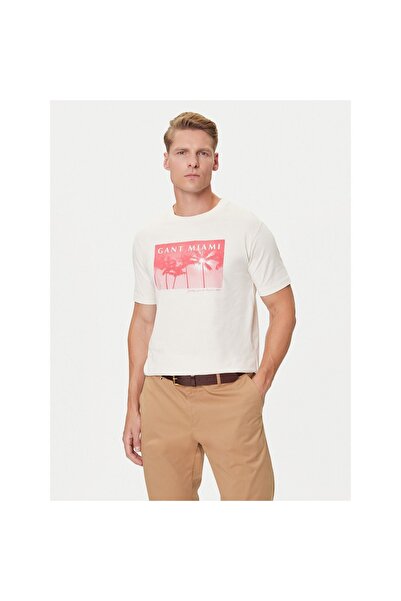 Gant Tricou bărbătesc 2003342 Crem