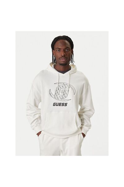 Guess Bluză bărbătească Z6RQ05K9YI1 Albă