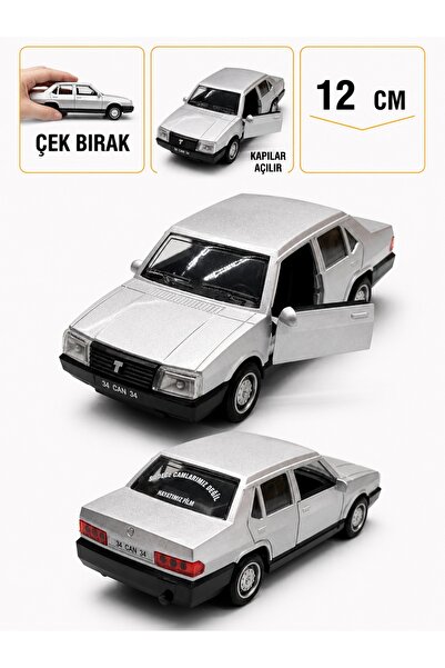 SCOWETTO 1:36 ÖLçek Tofaş Metal Model Araba GRİ