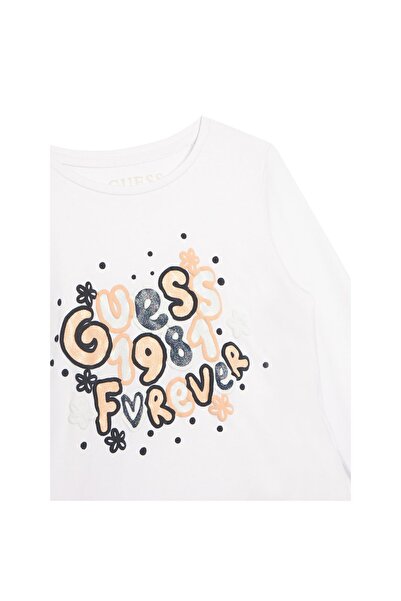 Guess Bluză de fată K5BI09J1314 Albă
