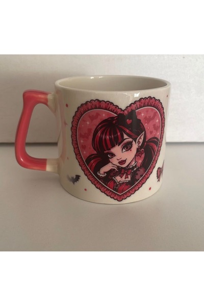 Genel Markalar Monsterhigh draculaura tasarımlı kupa çay kahve fincanı