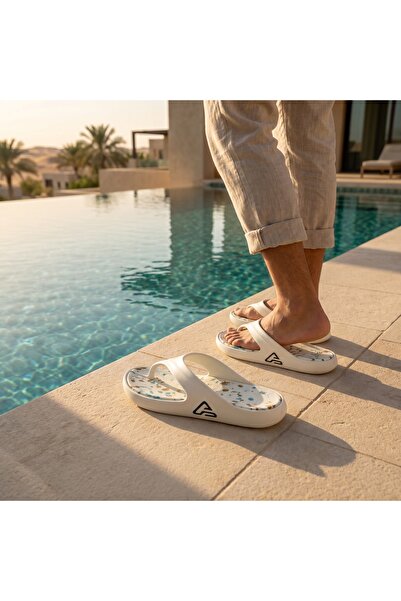 Fuzhoulanyang Men’s Summer Slippers, Lightweight Breathable Sandals, Comforta...