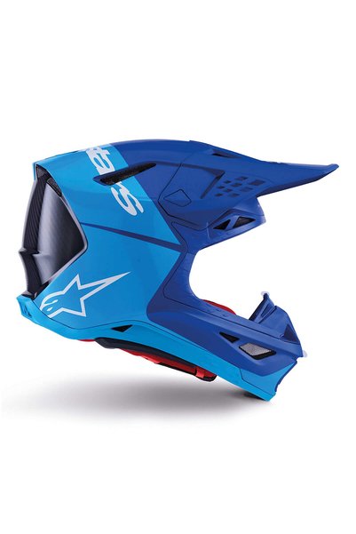 Alpinestars Supertech M10 Flood Off-Road Kaskı Mavi