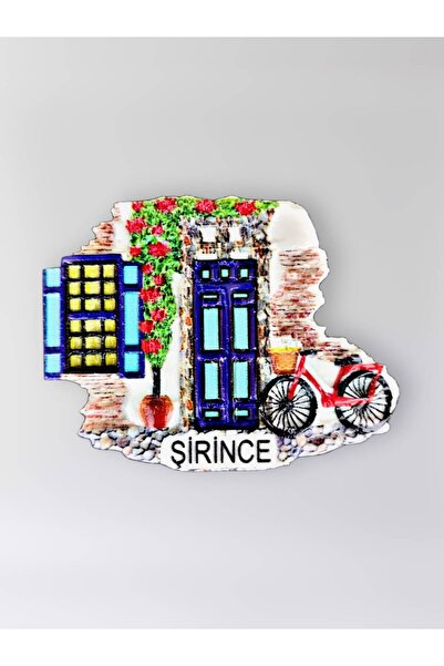Mundy ŞİRİNCE Polyester Kabartmalı Magnet 7 x 5,5 cm Dekoratif Hediyelik Buzd...
