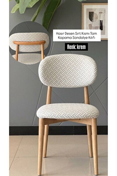 SENNORA Bohemian Chair Cover - Full Back Coverage - Flexible Elastic Washable...