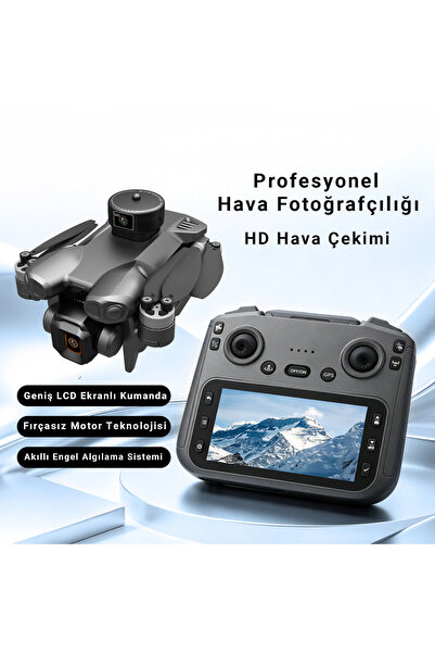 idragon W12 GPS Drone, Dahili LCD Ekranlı Kumanda, HD Kamera, 360° Engel Algı...
