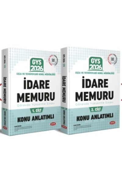 Bi bigelio Data 2026 GYS İdare Memuru Konu Anlatımlı 2 Cilt