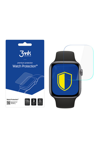 3MK Folie de protecție pentru Apple Watch 5 40mm, cu margini curbate, anti-șoc