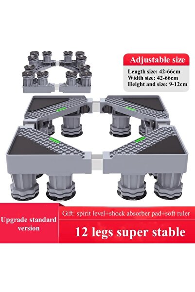 Choice3 Standard-12 legs Universal Base Washing Machine Stand Lifting Fridge ...