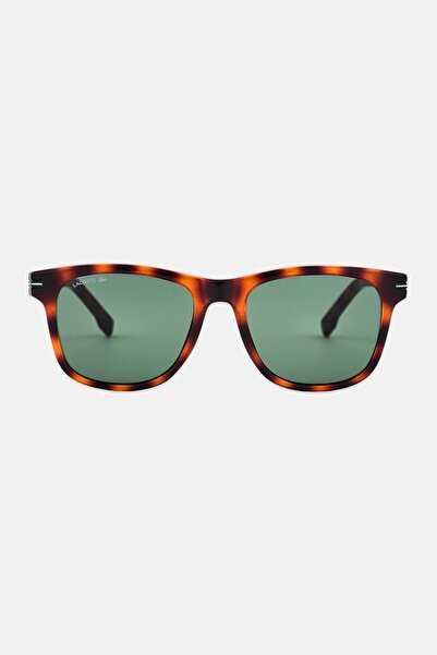 Lacoste نظارات شمسية مربعة للرجال طراز L995S، لون بني هافانا