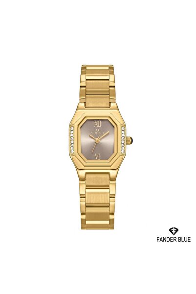 FANDER BLUE Fender Blue Octa Elite Women's Watch-Gold and Champagne Taup Dial