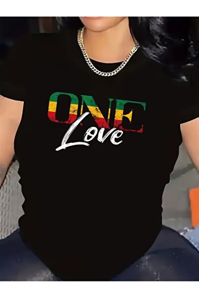 212Wear Casual Short Sleeve T-Shirt | "One Love" Rasta Print Design, Durable,...