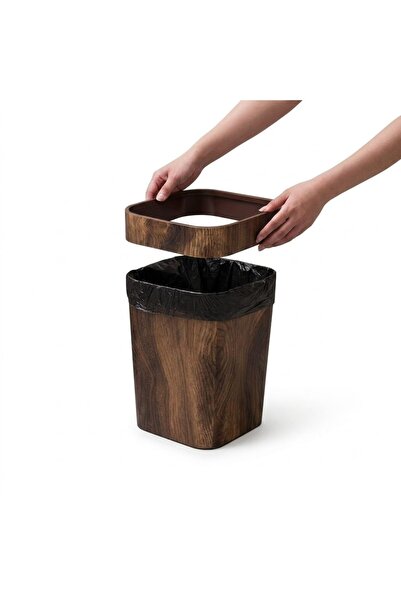 Generic Plastic Elegant Waste Bin, 13L Capacity, Versatile Design for Bedroom...